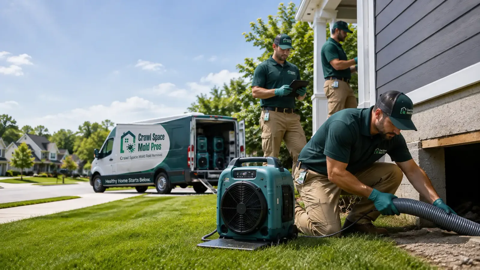 Crawl Space Mold Removal in Damascus, VA